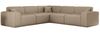 Fun Möbel Ecksofa Designersofa FuN PEREZ PREMIUM in Stoff Artico Universal (246x246 cm), Rundumbezug, inkl. 3 Zierkissen Bild 2
