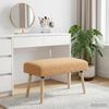 vidaXL Bank Uni Beige 80 x 40 x 46 cm Bouclé 42038410 Bild 3