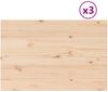 vidaXL Tischplatten 3 Stk. 80x53x2,5 cm Rechteckig Massivholz Kiefer 847434 Bild 2