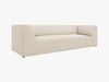 Micadoni Sofa Ruby 3-Sitzer Kord Scala Helles Beige Bild 2