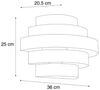 Qazqa Wandleuchte Lines, LED fest integriert, Extra-Warmweiß, QAZQA Wand­leuchte, integrated, Beige, Stahl, Modern Bild 2