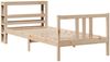 vidaXL Bettgestell mit Kopfteil ohne Matratze 90x190 cm 3305955 Bild 3