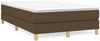vidaXL Boxspringbett mit Matratze Dunkelbraun 120x200 cm Stoff, Härtegrad: H2 [3144162] Bild 2