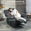 BBG Massagesessel Massage Relaxsessel mit Heizfunktion & Liegefunktion bis 150° (TV Sessel mit 8 Vibrationspunkten), ergonomischer Polstersessel gegen Rückenschmerzen, platzsparend Bild 4