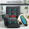 BBG Massagesessel Massage Relaxsessel mit Heizfunktion & Liegefunktion bis 150° (TV Sessel mit 8 Vibrationspunkten), ergonomischer Polstersessel gegen Rückenschmerzen, platzsparend Bild 2