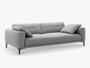 Micadoni Sofa Bemy 4-Sitzer Samt Grau Bild 2