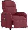 vidaXL Massagesessel Elektrisch Weinrot Stoff 3302965 Bild 3