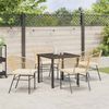 vidaXL Garten Essgruppe 5 pcs Braun Poly-Rattan 3380912 Bild 4