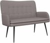 vidaXL 2-Sitzer Sofa Taupe 115 x 61 x 87 cm Stoff 42028908 Bild 2