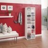 Schuhschrank Paris Weiß 54.2 x 183.3 cm 14 Fächer Vicco Bild 4