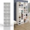 Schuhschrank Paris Weiß 54.2 x 183.3 cm 14 Fächer Vicco Bild 2