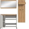 Garderobenkombination B/H/T: 192x175x32 cm in weiß Nachbildung und Artisan Oak Nachbildung Bild 3