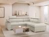 Ecksofa Boston 2RR1P mit Einstellbare Kopfstützen (Farbe: Flow 03, Seite: Rechts 2R+R+1P(65)+PUFAP) Bild 2