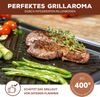 Bremermann Grillplatte Steingut schwarz, 40 x 23 x 2 cm Bild 4