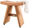 Destiny Badhocker SPA & LIVING, Japan Style gebogen 45x30,5x45 cm, Teak Bild 2