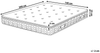 Taschenfederkernmatratze abnehmbarer Bezug 140x200 cm Memory Foam LUXUS Bild 2