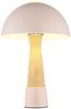 Tischleuchte, Schalter, champagnerfarben matt, H 36,5 cm Bild 5