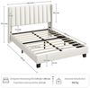 Yaheetech Polsterbett, Doppelbett Familienbett Bettgestell mit Lattenrost, 140 x 200 cm Bild 4