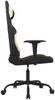 vidaXL Gaming-Stuhl Schwarz und Creme Stoff 3143711 Bild 4