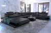 Sofa Dreams Wohnlandschaft Sofa Ledercouch Leder Venedig XXL U Form Ledersofa, Couch, mit LED, wahlweise mit Bettfunktion als Schlafsofa, Designersofa Bild 3