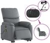 vidaXL Massagesessel mit Aufstehhilfe Elektrisch Grau Kunstleder 3204910 Bild 5