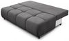 Sofa 3-Sitzer mit Schlaffunktion XENIO in Stoff Soft Graphit Bild 4