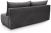 Sofa 3-Sitzer mit Schlaffunktion XENIO in Stoff Soft Graphit Bild 5