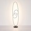 LED Stehleuchte, Alu, schwarz, CCT, H 122 cm Bild 5