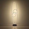 LED Stehleuchte, Alu, schwarz, CCT, H 122 cm Bild 4