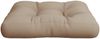 vida XL Palettenkissen Taupe 58 x 58 x 10 cm Stoff Bild 4