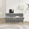 vidaXL Schuhbank Grau Sonoma 80x24x45 cm Holzwerkstoff 342645 Bild 3