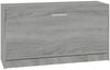 vidaXL Schuhbank Grau Sonoma 80x24x45 cm Holzwerkstoff 342645 Bild 2