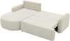 Ecksofa Loridu Cord (Farbe: Poso 110, Seite: Links) Bild 3