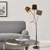 lux.pro 'Treviso' Stehleuchte 3-Flammig, E14 Max. 40W, Metall/Stoff Mehrfarbig, 146 x 24 x 24 cm Bild 3