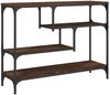 vidaXL Konsolentisch Braun Eichen-Optik 100x30x75 cm Holzwerkstoff 838917 Bild 2