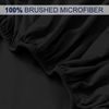 BRB HOME Spannbettlaken Spannbettlaken Gebürstete Mikrofaser, Polyester, Gummizug: Rundum, (1 Stück), Polyester für Boxspringbett und Topper bis 35 cm Bild 3