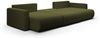 Wohnlandschaft Sofa mit Schlaffunktion CHAIRA Stoff Curio Grün Bild 2