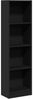 vidaXL Bücherregal Schwarz 40x24x143 cm Holzwerkstoff 857784 Bild 2