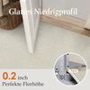 PURECOZY Teppich Juteteppich mit Karomuster, Rechteck, Höhe: 5 mm, unicolor Wetterfest Teppich für Innen & Außen Bild 4