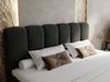 GRAINGOLD Cloud Boxspringbett 180x200, Bett mit Bettkasten, Velour-Stoff, mit Kopfteil, Dunkelgrau Bild 4