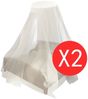 vidaXL Moskitonetz 2 Stk. Rund 56x325x230 cm 50263 Bild 2