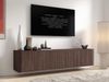 Compleo TV-Schrank 180 cm breit, Lowboard Nussbaum oder Kaschmir Japandi Design Bild 1