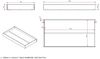 Bettschublade Karie 139x74x14 Bettschubkasten MDF Grau Bild 4