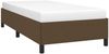 Bettgestell Dunkelbraun 100x200 cm Stoff [347045] Bild 4