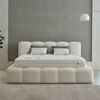 abc bedding Boxspringbett Komfortbett KAONA im stilvollen beige bouclé Stoffdesign, Voll-orthopädisches Schlafsystem inklusive Bettkasten Bild 5