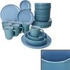 32tlg Kombiservice Jasper Ozeanblau Steingut 8 Personen Becher Schalen Teller Bild 2