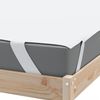 vidaXL Matratzenschoner Weiß 180x220 cm Wasserdicht 4100180 Bild 5