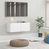 vidaXL TV-Schrank, Holzwerkstoff Weiß, 80 x 30 x 30 cm Bild 2