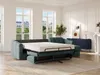 Vente-unique - DARIELO Sofa Stoff Blau - B 223 cm152 cm x H 90 cm x L 275 cm Bild 3