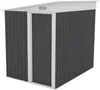 Vente-unique - DAXTON Gartenhaus Metall Grau - B 195 cm x H 170 cm x L 141 cm Bild 4